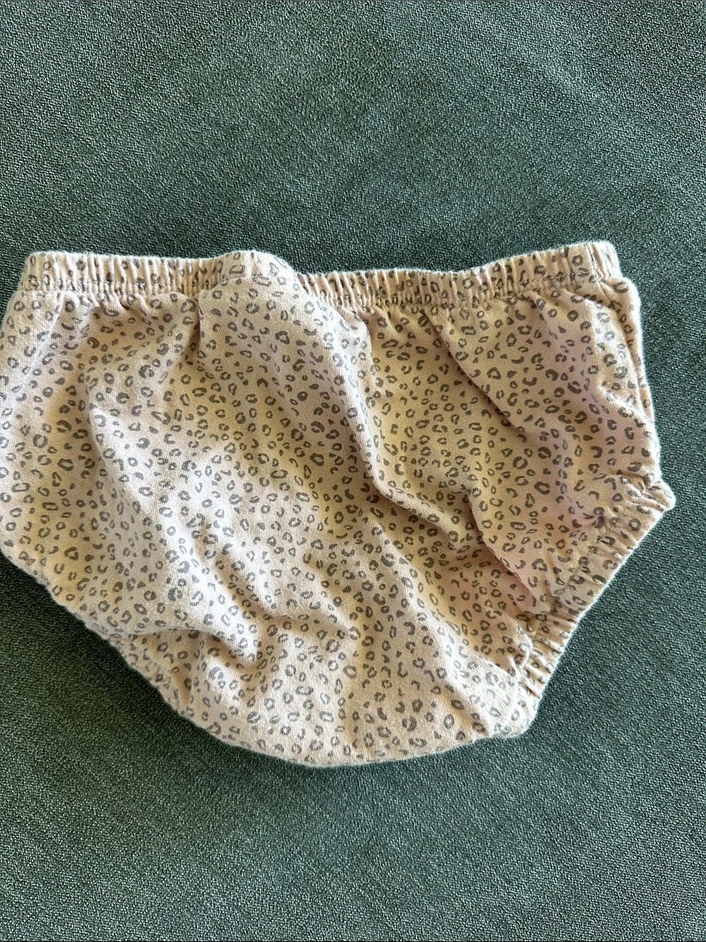 Light Pink Leopard Print Long-Sleeve Dress with Bloomers Sweatshirt 18 mo
